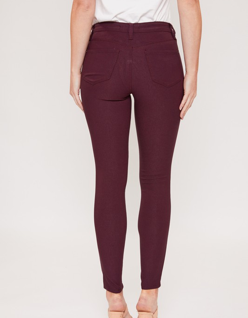 Royalty Mid-Rise Hyperstretch - Plum