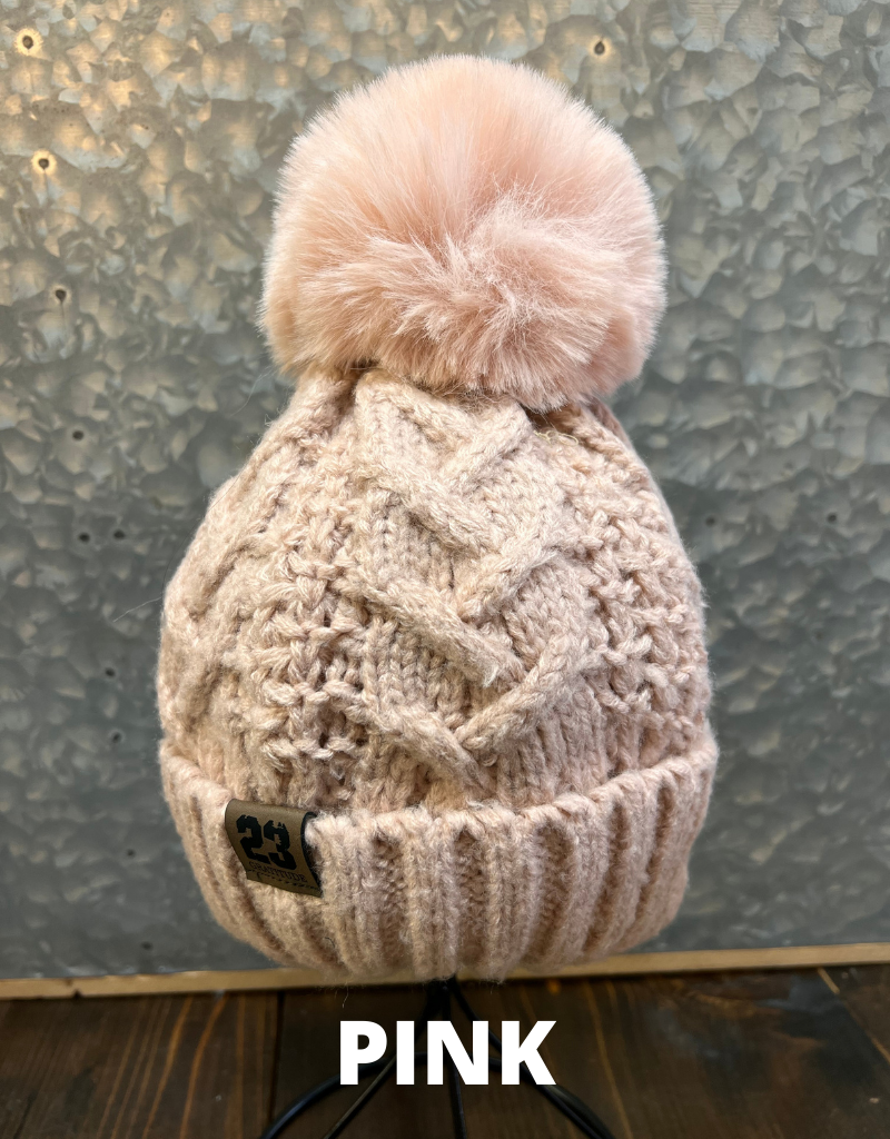 23 Gratitude Pom Pom Beanie