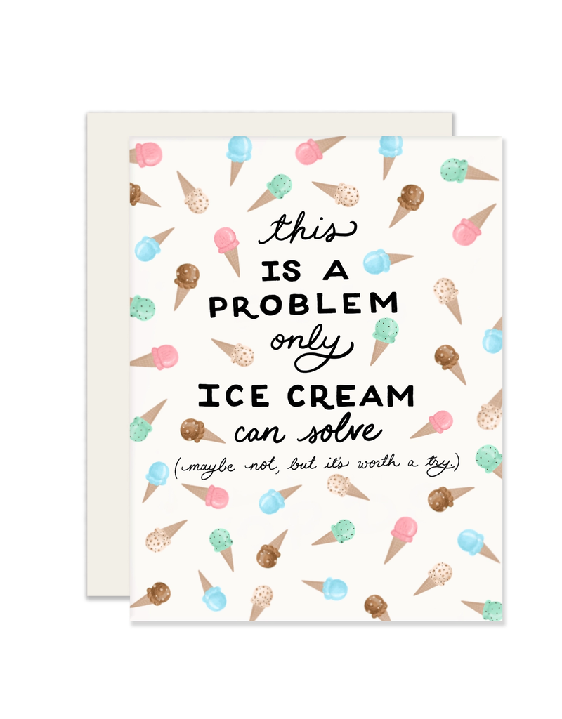 Ice Cream Problem Card