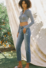 Yumi High Slim Straight Jean