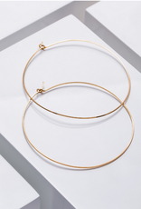 Erika Thin Wire Hoop Large