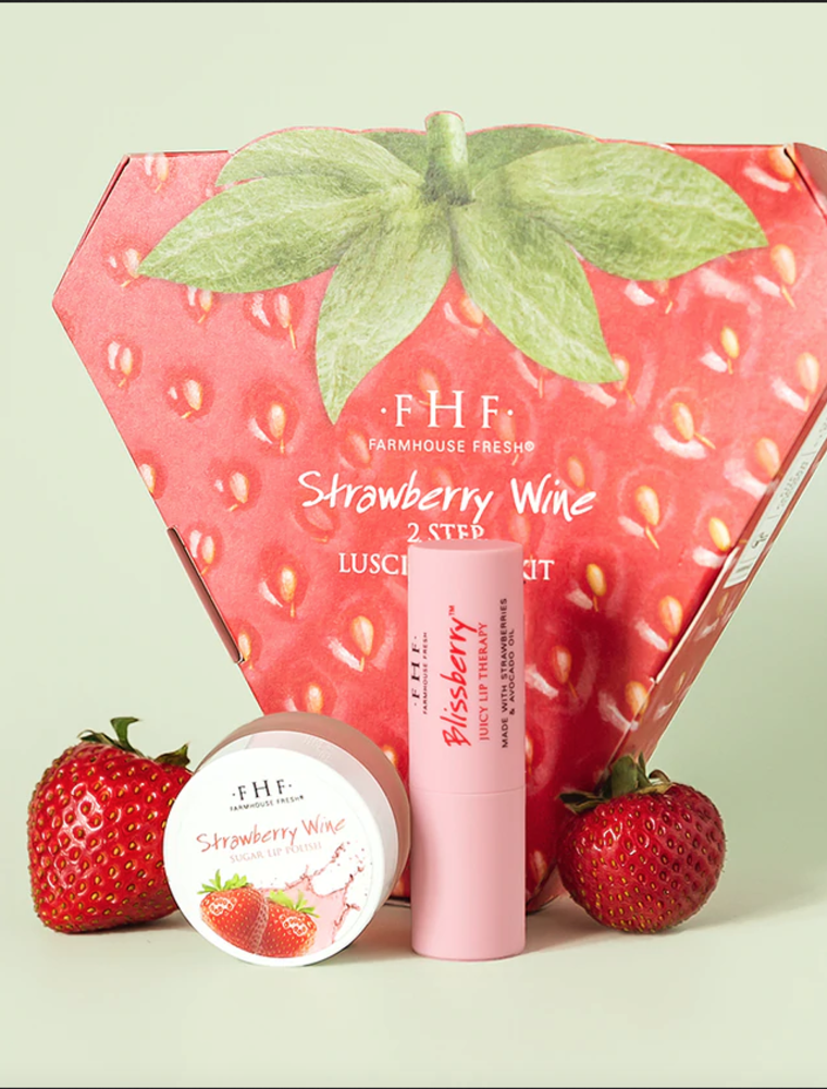 Strawberry Wine 2-Step Luscious Lip Kit