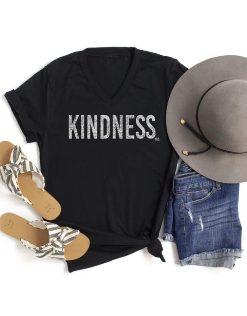 KINDNESS Short Sleeve T-Shirt - Black