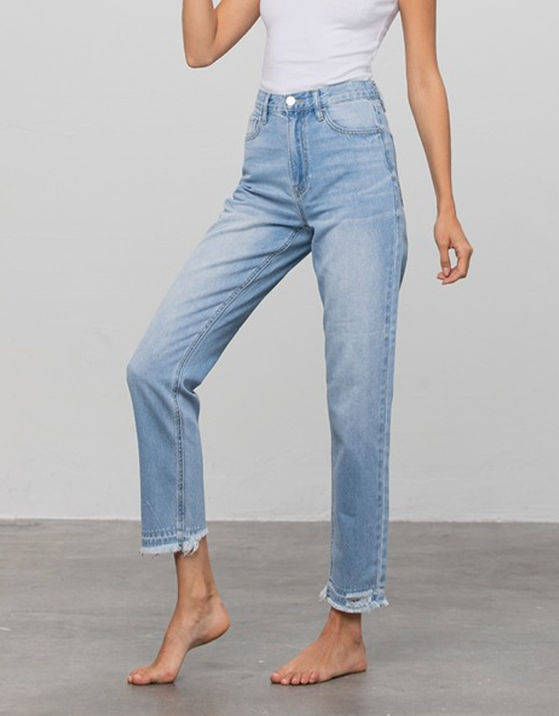High Rise Premium Girlfriend Jeans - Medium