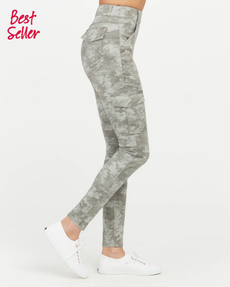 spanx stretch twill ankle cargo pant