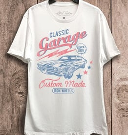 Classic Garage Graphic Tee - White