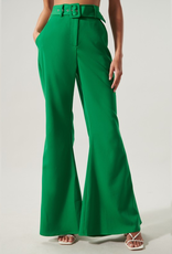 Power Moves Bell Bottom Pants - Kelly Green