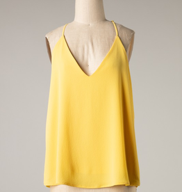 Textured Solid Cami Top - Sunny Yellow