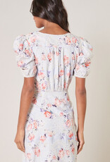 Rosalia Floral Eyelet Mini Dress