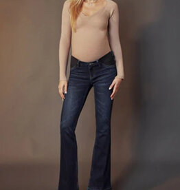 Blanca Maternity Flare Jeans - Dark