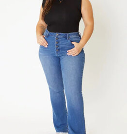 Yvette High Rise Flare Jeans - Medium