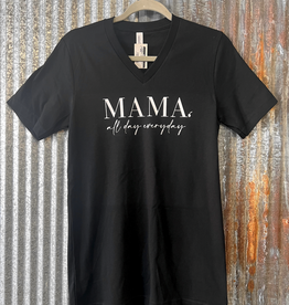 Mama Graphic Tee - Black