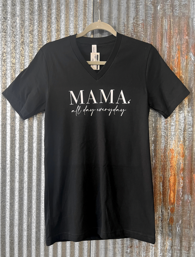 Mama Graphic Tee - Black