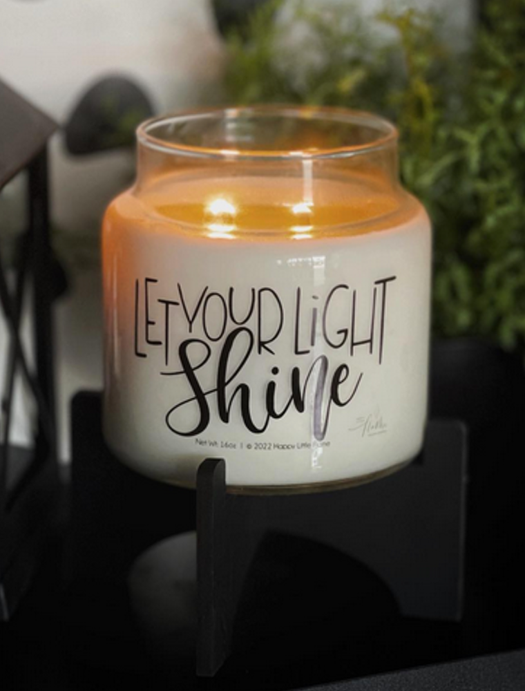 Let Your Light Shine  Candle