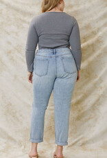 Bridget Curvy Ultra High Rise Mom Jeans - Light