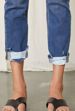 Cane Mid Rise Slim Straight Leg Jeans - Medium