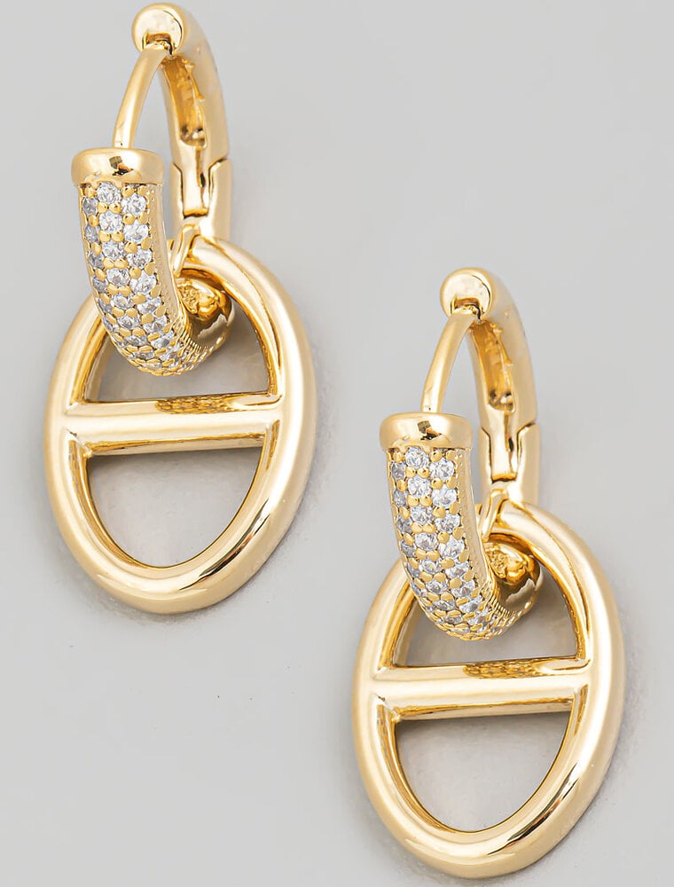 Mariner Chain Link Drop Earrings