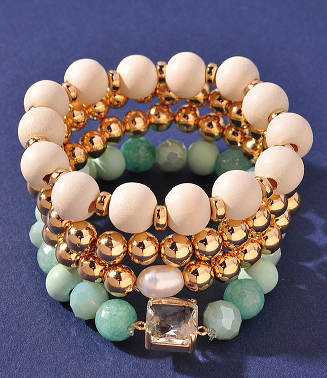 Stackable Assorted Beaded Bracelet Boutique 23