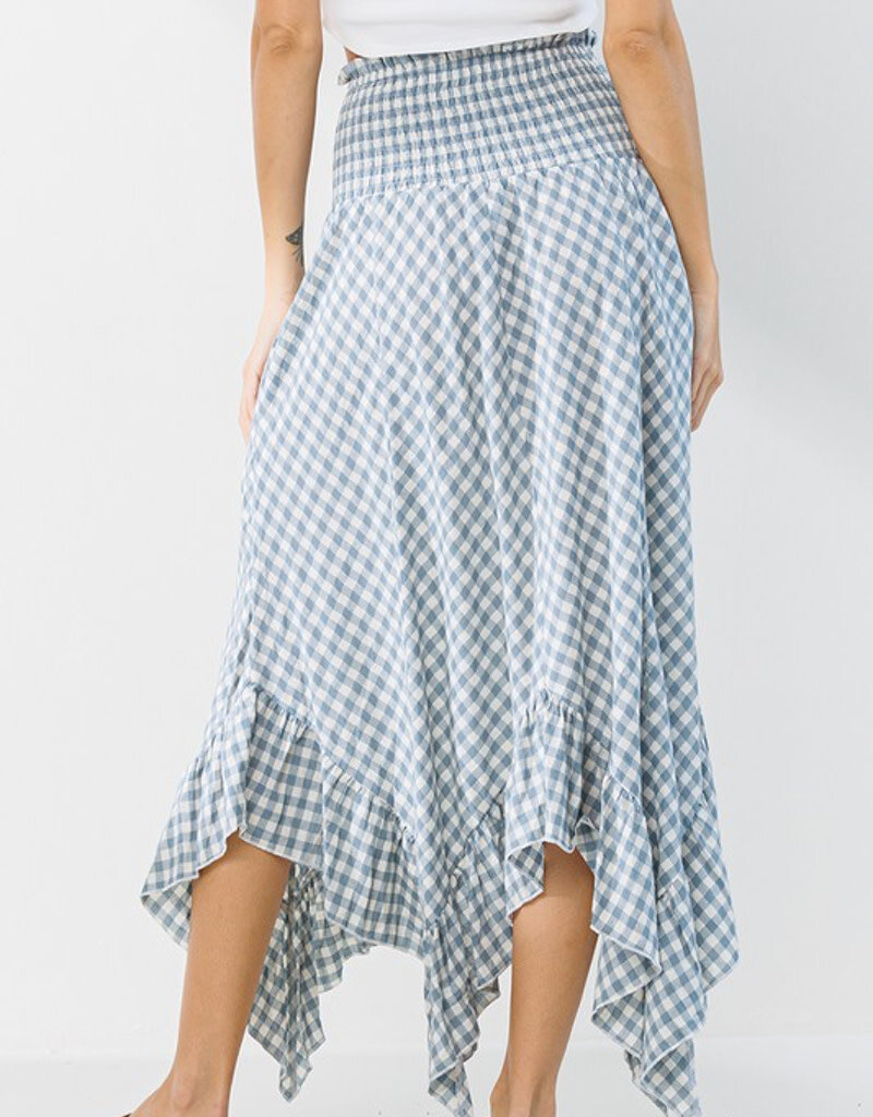 Penny Convertible Skirt Dress - Sage Blue