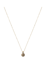 Petite Penny From Heaven Necklace - Yellow Bronze