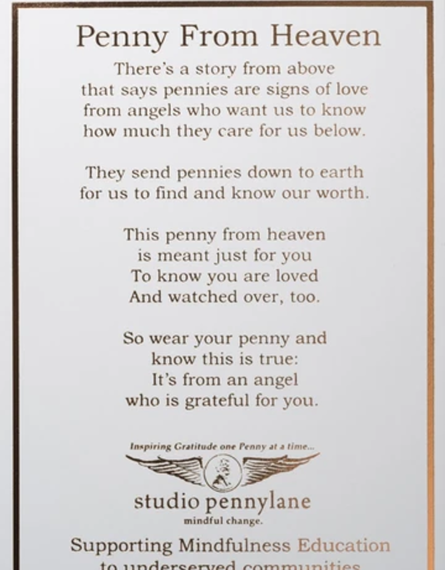 Petite Penny From Heaven Necklace 