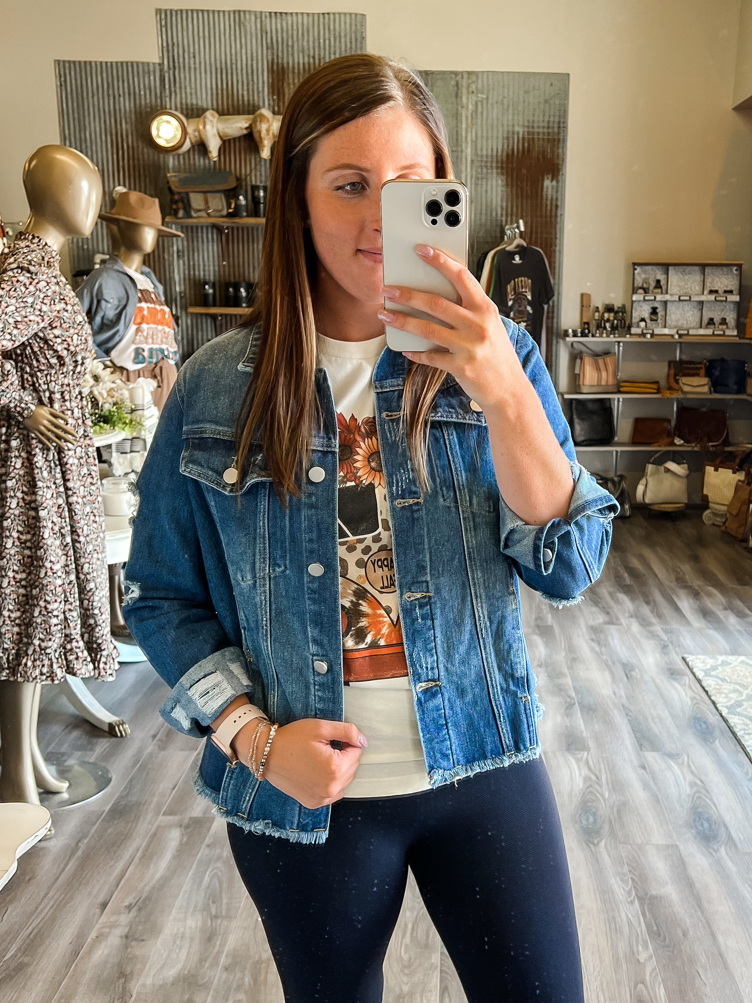 Ally Classic Denim Jacket - Blue 