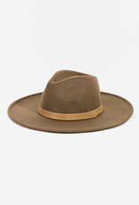 Leather Strap Fedora Hat