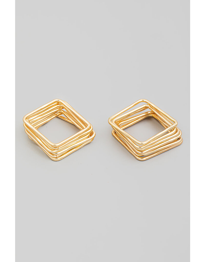 Thin Stackable Square Rings
