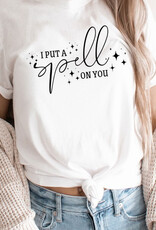 I Put A Spell On You Tee - White