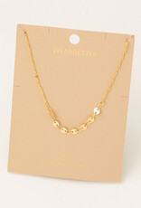 Circle Mariner Chain Link Necklace