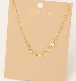 Circle Mariner Chain Link Necklace