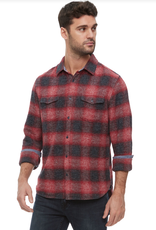 Wheatland LS Double Pocket Stretch Flannel