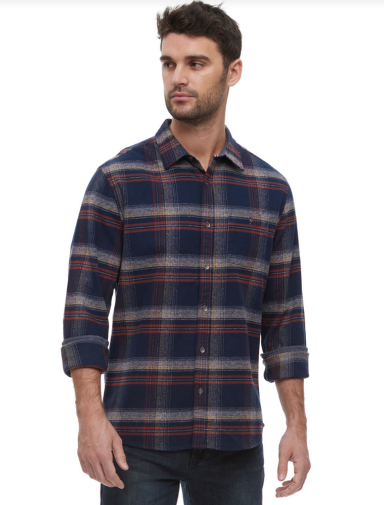 Fischer LS Single Pocket Flannel Shirt