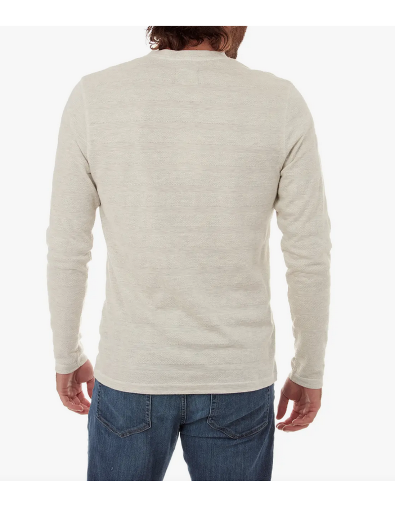 Harper Long Sleeve Henley - Oatmeal