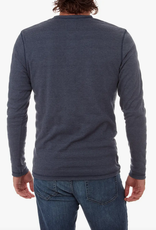 Harper Long Sleeve Henley - Navy