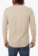 Beckett Long Sleeve Henley - Almond