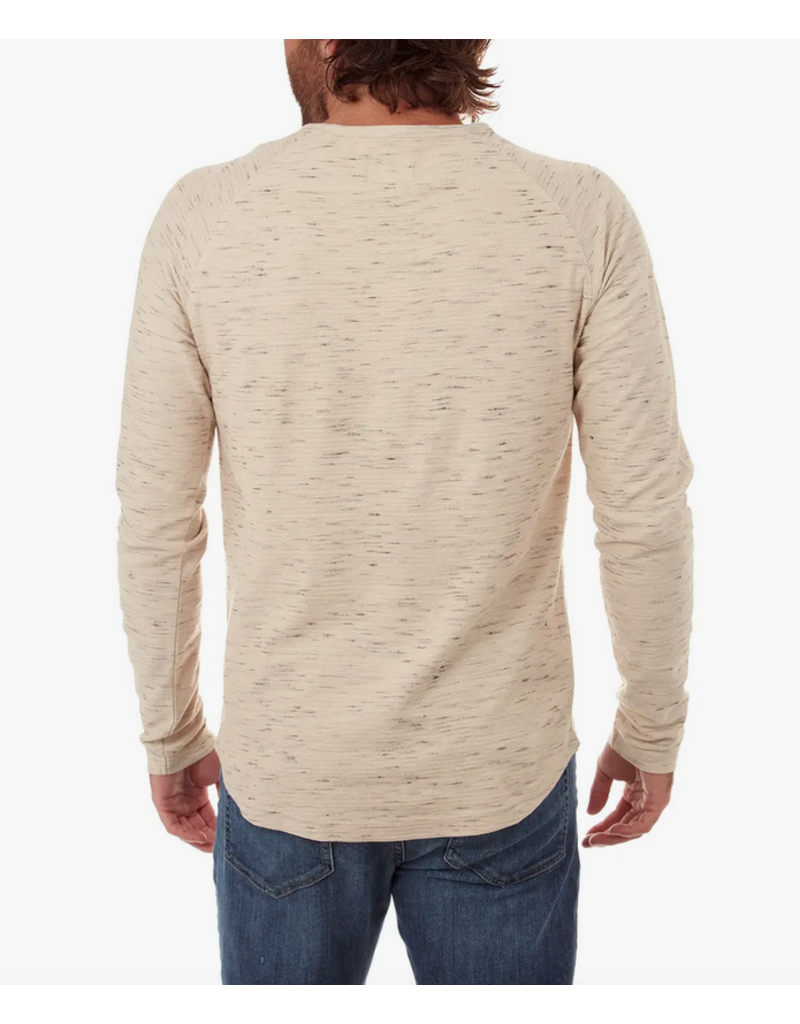 Beckett Long Sleeve Henley - Almond