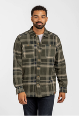 Spectral Shirt Jacket - Tea Leaf