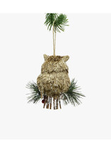 Hanging Perched Owl Ornament