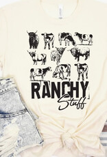 Ranchy Stuff Graphic Tee - Natural