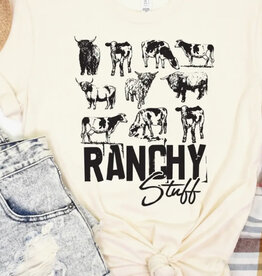 Ranchy Stuff Graphic Tee - Natural