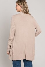 Classic Open Cardigan - Mocha