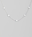 Dainty Pearl Station Necklace