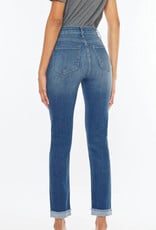 Janice High Rise Cigarette Leg Jeans -Medium Wash