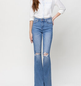 Tiffany High Rise Distressed Flares