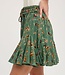 Ditsy Floral Print Ruffled Mini Skirt - Fine