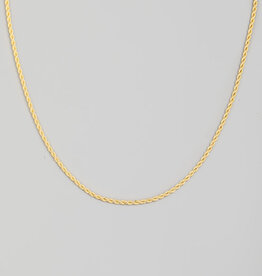 Dainty Rope Chain Link Necklace