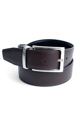Reversible Genuine Leather Black/Brown Men's Belt