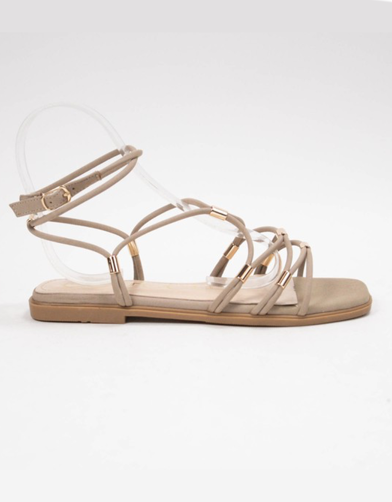 Macy Gladiator Sandal - Taupe