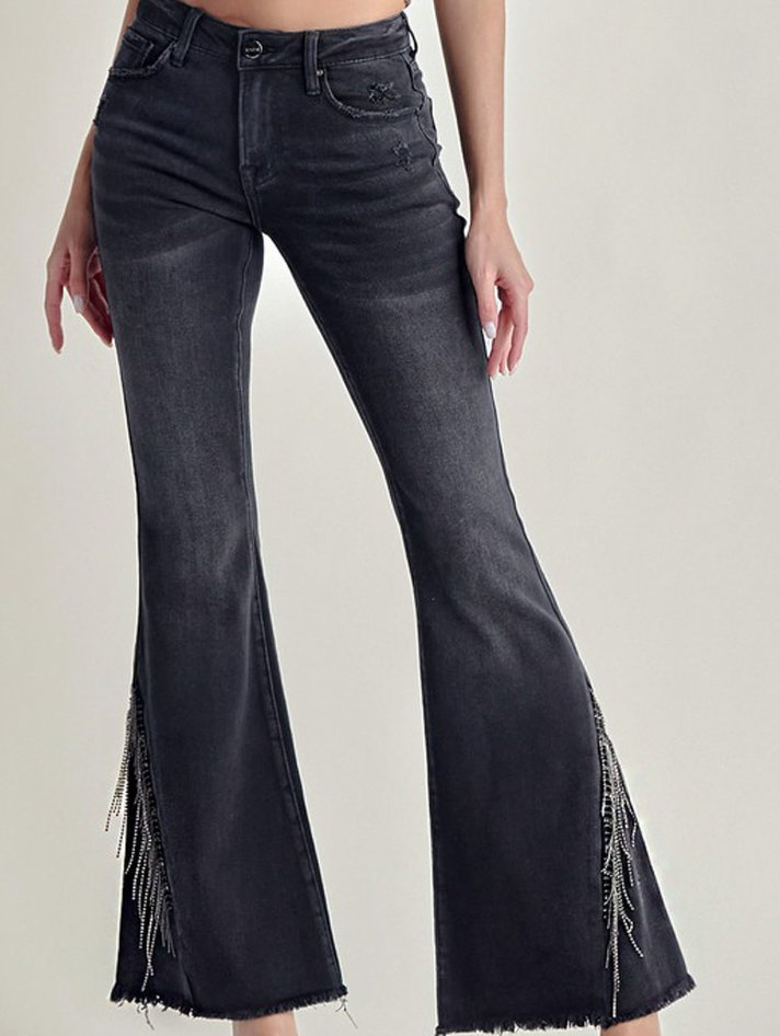 ERL 22ss fringe flare denim kysm.edu.my